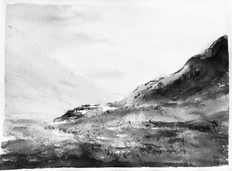 Montagnes – Aquarelle